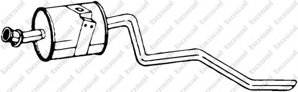 BOSAL 282-349 End Silencer